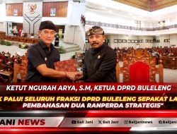 Ketuk Palu! Seluruh Fraksi DPRD Buleleng Sepakat Lanjutkan Pembahasan Dua Ranperda Strategis
