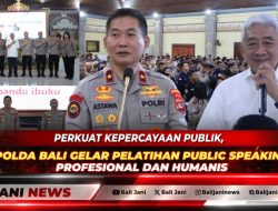 Perkuat Kepercayaan Publik, Polda Bali Gelar Pelatihan Public Speaking Profesional dan Humanis