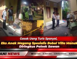 Gasak Uang Turis Spanyol, Eks Anak Magang Spesialis Bobol Villa Manuk Diringkus Polsek Sawan