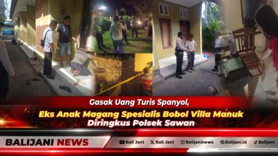 Gasak Uang Turis Spanyol, Eks Anak Magang Spesialis Bobol Villa Manuk Diringkus Polsek Sawan