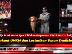 Ny. Putri Koster Ajak ASN dan Masyarakat Cintai Wastra Bali, Perkuat UMKM dan Lestarikan Tenun Tradisional