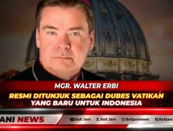 Mgr. Walter Erbi Resmi Ditunjuk sebagai Dubes Vatikan yang Baru untuk Indonesia