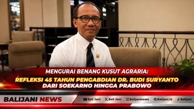 Dr Budi Suryanto SH MH saat memberikan pemaparan materi refleksi hukum pertanahan dan reformasi agraria nasional dalam sebuah forum diskusi bersama media