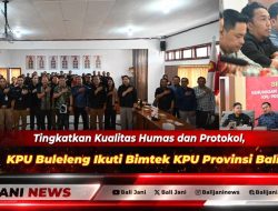 Tingkatkan Kualitas Humas dan Protokol, KPU Buleleng Ikuti Bimtek KPU Provinsi Bali
