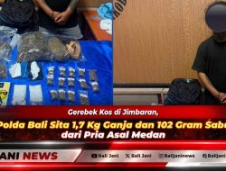 Gerebek Kos di Jimbaran, Polda Bali Sita 1,7 Kg Ganja dan 102 Gram Sabu dari Pria Asal Medan