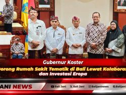 Gubernur Koster Dorong Rumah Sakit Tematik di Bali Lewat Kolaborasi dan Investasi Eropa
