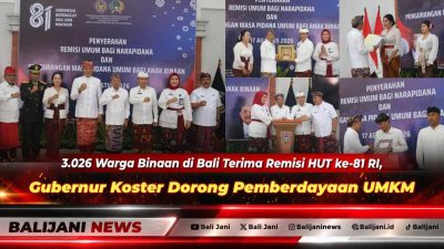 Bupati Klungkung I Made Satria didampingi Wabup Tjokorda Gde Surya Putra menyerahkan bantuan chest freezer secara simbolis kepada Ketua KUB Segara Rejeki di Desa Kutampi Kaler Nusa Penida