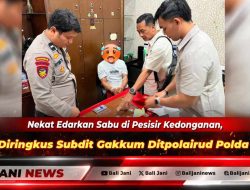 Nekat Edarkan Sabu di Pesisir Kedonganan, MK Diringkus Subdit Gakkum Ditpolairud Polda Bali