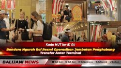 Kado HUT ke-81 RI: Bandara Ngurah Rai Resmi Operasikan Jembatan Penghubung Transfer Antar Terminal