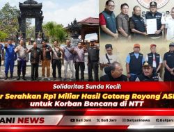 Solidaritas Sunda Kecil: Koster Serahkan Rp1 Miliar Hasil Gotong Royong ASN Bali untuk Korban Bencana di NTT