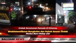 Grebek Kerumunan Pemuda di Giriemas, Bhabinkamtibmas Bungkulan dan Polsek Sawan Tindak Modus Baru Balap Liar