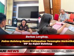Berkas Lengkap, Polres Buleleng Resmi Pelimpahan Tersangka Narkotika ‘PP’ ke Kejari Buleleng