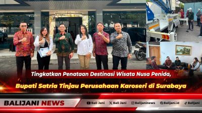 Tingkatkan Penataan Destinasi Wisata Nusa Penida, Bupati Satria Tinjau Perusahaan Karoseri di Surabaya
