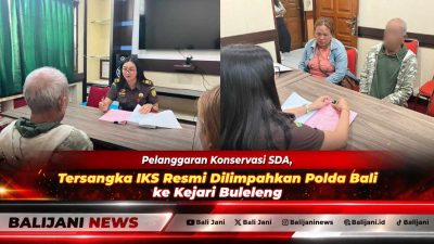 Pelanggaran Konservasi SDA, Tersangka IKS Resmi Dilimpahkan Polda Bali ke Kejari Buleleng