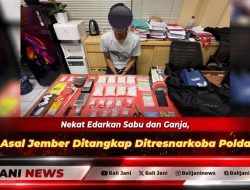 Nekat Edarkan Sabu dan Ganja, Pria Asal Jember Ditangkap Ditresnarkoba Polda Bali