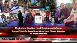 Tingkatkan Kualitas Hasil Tangkapan Nelayan, Bupati Satria Serahkan Bantuan Chest Freezer di Nusa Penida