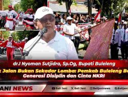 Gerak Jalan Bukan Sekadar Lomba: Pemkab Buleleng Bentuk Generasi Disiplin dan Cinta NKRI