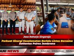 Jasa Raharja Singaraja Perkuat Sinergi Keselamatan Berlalu Lintas Bersama Satlantas Polres Jembrana