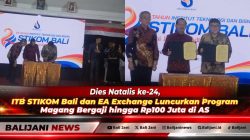 Manajemen ITB STIKOM Bali bersama perwakilan EA Exchange saat peluncuran Program J-1 Internship & Trainee ke Amerika Serikat