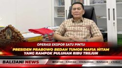 DR Suriyanto selaku Praktisi Hukum, Akademisi, dan Ketua Umum PWRI yang memberikan analisis kritis mengenai kebijakan Operasi Ekspor Satu Pintu Presiden Prabowo