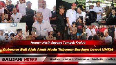 Gubernur Bali Wayan Koster didampingi Wakil Bupati Tabanan I Made Dirga saat berbincang bersama pemilik Kedai Kopi Tangkil dan anak muda Tabanan