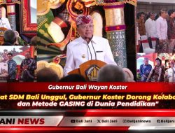 Perkuat SDM Bali Unggul, Gubernur Koster Dorong Kolaborasi AI dan Metode GASING di Dunia Pendidikan