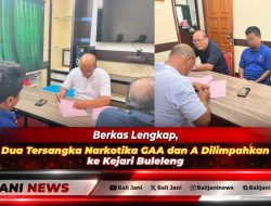 Berkas Lengkap, Dua Tersangka Narkotika GAA dan A Dilimpahkan ke Kejari Buleleng