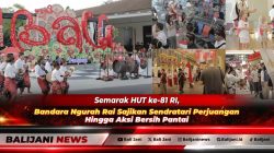 Semarak HUT ke-81 RI, Bandara Ngurah Rai Sajikan Sendratari Perjuangan Hingga Aksi Bersih Pantai