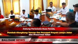 Dukung Pariwisata Nusa Penida, Pemkab Klungkung Tancap Gas Percepat Proyek Lampu Jalan dan Preservasi Jalan