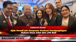 Gubernur Koster Ajak Peradi SAI Denpasar Perkuat Pendampingan Hukum Desa Adat dan LPD Bali