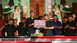 Wabup Tjok Surya menghadiri pelantikan Karang Taruna Bahari Desa Kampung Kusamba