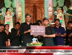 HUT Ke-81 RI dan Pelantikan Karang Taruna Bahari, Wabup Tjok Surya Dorong Pemuda Kampung Kusamba Gali Potensi Desa