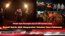 Pimpin Apel Renungan Suci di TMP Semara Loka, Bupati Satria Ajak Masyarakat Teladani Jasa Pahlawan