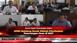 Ketua Komisi III DPRD Buleleng Ketut Dody Tisna Adi saat memimpin Rapat Dengar Pendapat pembahasan KUA-PPAS 2027 bersama Dishub Buleleng
