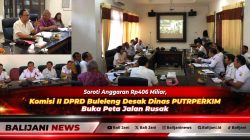 Ketua Komisi II DPRD Buleleng Wayan Masdana saat memimpin Rapat Dengar Pendapat pembahasan Rancangan KUA PPAS 2027 bersama Dinas PUTRPERKIM Buleleng