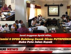 Soroti Anggaran Rp406 Miliar, Komisi II DPRD Buleleng Desak Dinas PUTRPERKIM Buka Peta Jalan Rusak