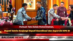 Bupati Klungkung I Made Satria saat bersilaturahmi dan berkoordinasi dengan Deputi Bidang Koordinasi dan Supervisi KPK RI Dr Ely Kusumastuti S.H. M.H. di Surabaya