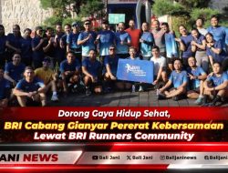 Dorong Gaya Hidup Sehat, BRI Cabang Gianyar Pererat Kebersamaan Lewat BRI Runners Community