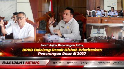 Ketua Komisi III DPRD Buleleng Ketut Dody Tisna Adi saat memimpin Rapat Dengar Pendapat pembahasan KUA-PPAS 2027 bersama Dishub Buleleng