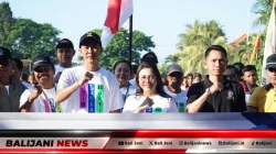 Lepas Jalan Sehat HUT SMPN 1 Banjarangkan, Wabup Tjok Surya Tekankan Semangat Kebersamaan dan Pendidikan Karakter