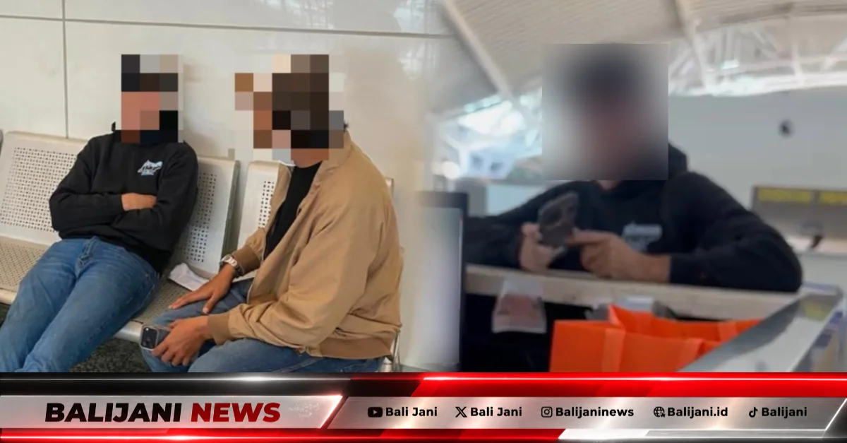 Petugas Imigrasi Ngurah Rai saat mengamankan WN Australia pelaku dugaan asusila di Bali