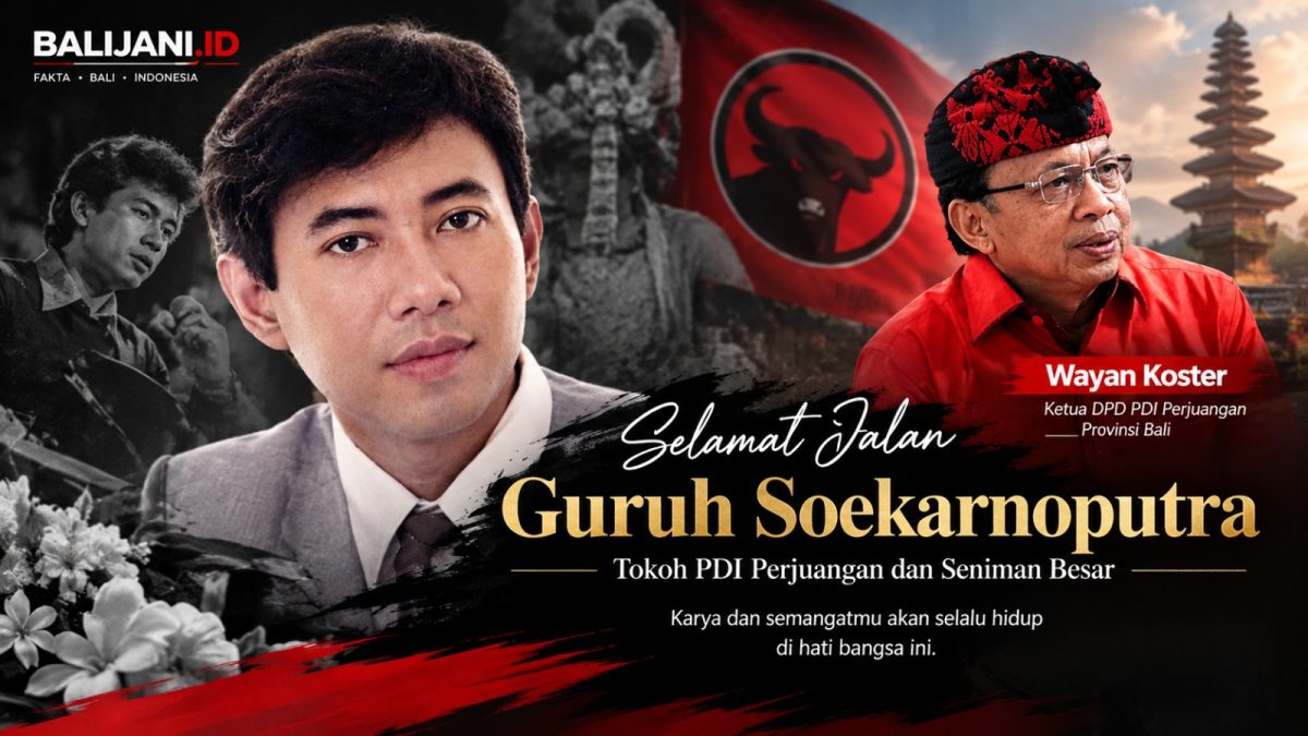 Potret tokoh nasional dan seniman besar almarhum Mohammad Guruh Irianto Sukarnoputra