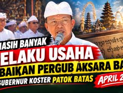 Masih Banyak Pelaku Usaha Abaikan Pergub Aksara Bali, Gubernur Koster Patok Batas April 2027