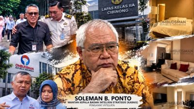 Soroti Polemik Lapas Cibinong, Soleman B. Ponto Dorong Pengisian Anggota Ombudsman dari Unsur APH