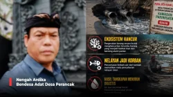 Keresahan Warga Memuncak, Desa Adat Perancak Desak Penghentian Pemasangan Pipa Limbah Tambak