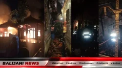 Rumah Pedagang di Baktiserage Ludes Terbakar Dini Hari, Damkar Buleleng Respon Cepat Dalam 5 Menit