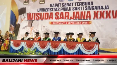 UNIPAS Singaraja Gelar Wisuda ke-XXXVII, Kukuhkan 157 Sarjana Baru dan Tembus Klaster Penelitian Utama