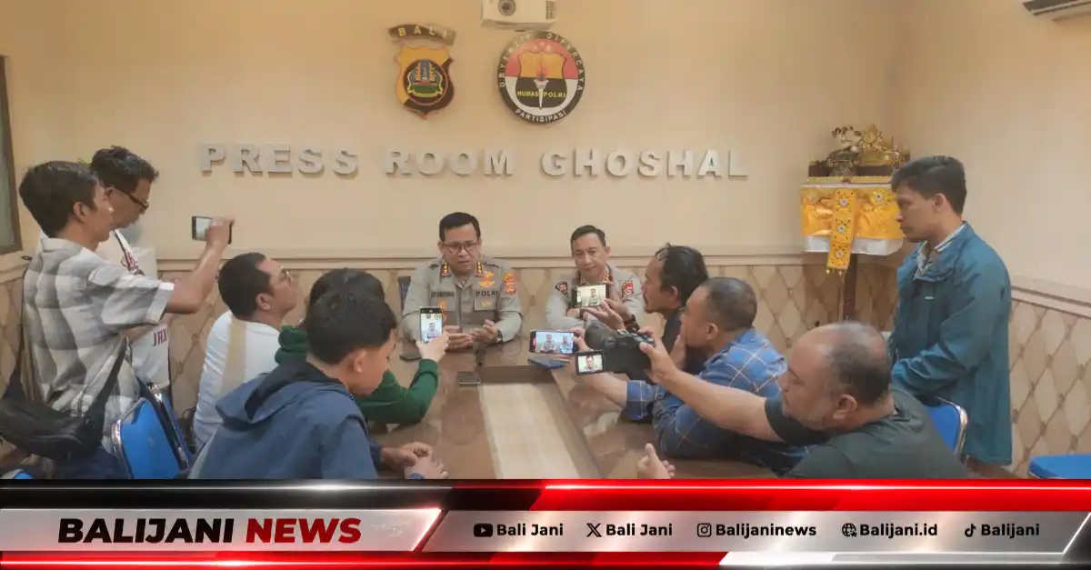 Kapolresta Denpasar saat memberikan keterangan pers terkait kasus WNA Australia di Legian