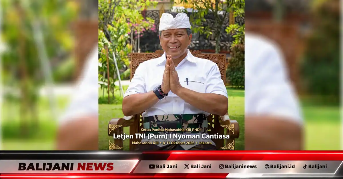 Ketua Panitia Mahasabha XIII PHDI Letjen TNI I Nyoman Cantiasa