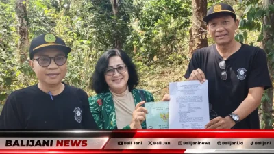 Proses eksekusi pengosongan lahan seluas 2.400 m2 di Desa Kaliasem oleh PN Singaraja